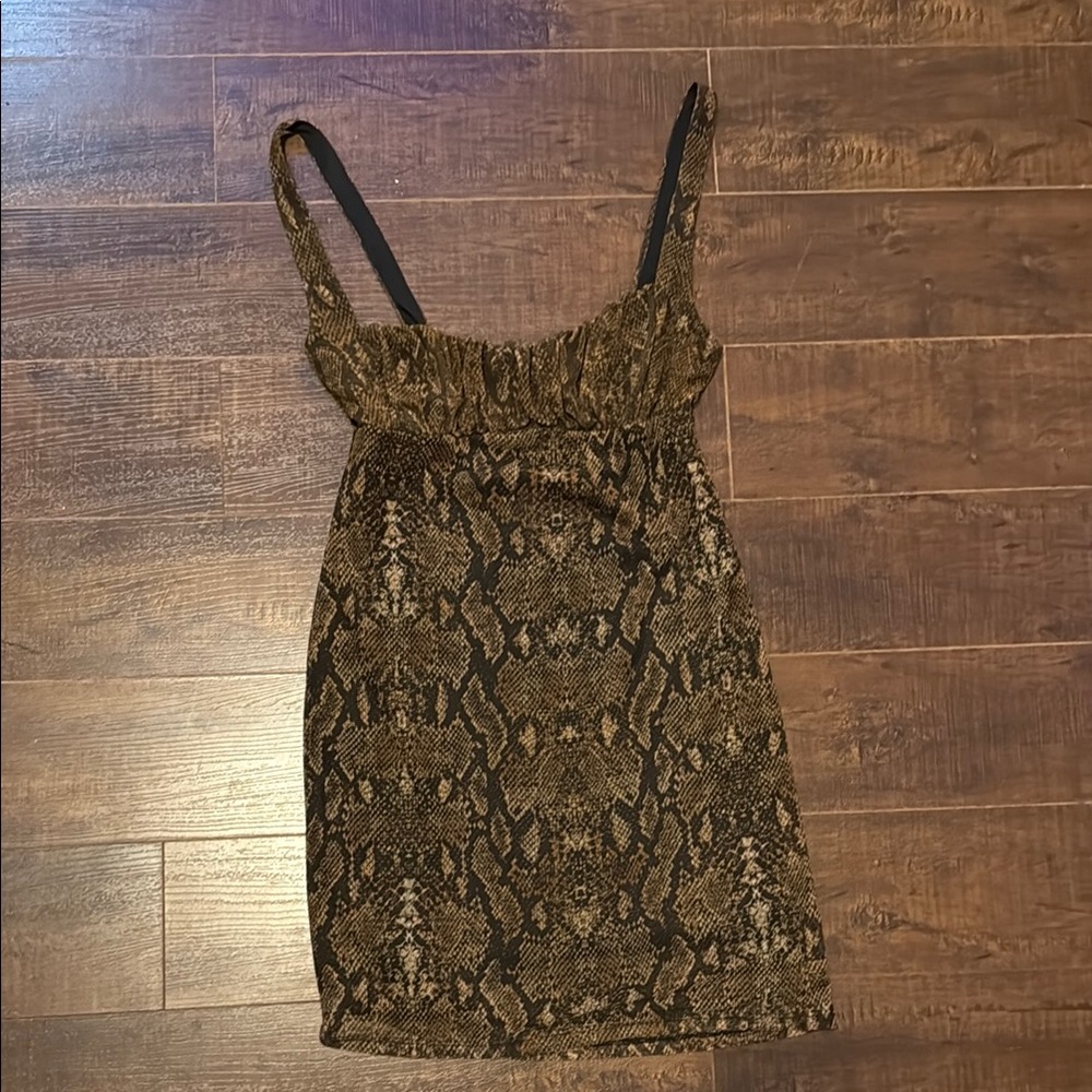 Snake Print Y2K Top